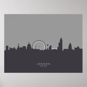 Poster Skyline de Londres Inglaterra