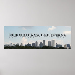 Poster Skyline de Nova Orleães