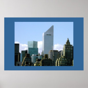 POSTER SKYLINE DE NYC - CONSTRUÇÃO DE CITICORP