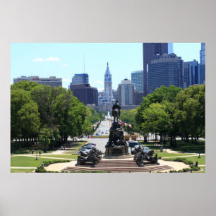 Póster Skyline de Philadelphfia