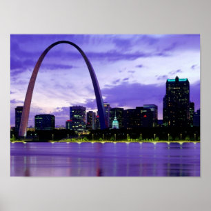 Poster Skyline de St Louis