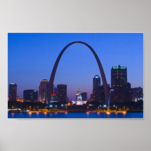 Póster Skyline de St Louis