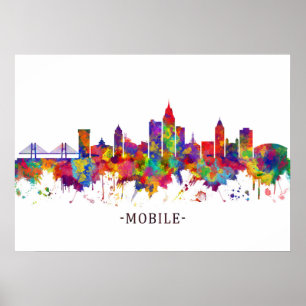 Poster Skyline do Alabama