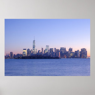 Póster skyline do nyc