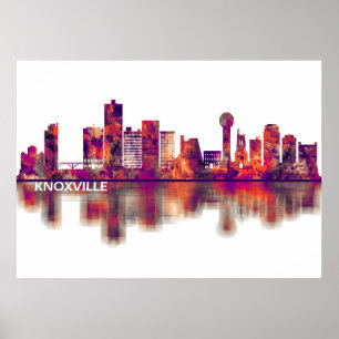 Poster Skyline do Tennessee em Knoxville