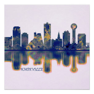 Póster Skyline Knoxville