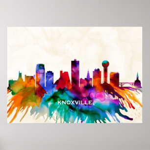Poster Skyline Knoxville