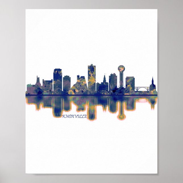 Poster Skyline Knoxville (Frente)