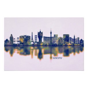 Póster Skyline Macau