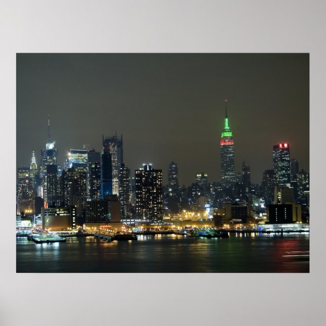 Póster Skyline Natal (Frente)