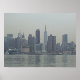 Póster Skyline Nova York