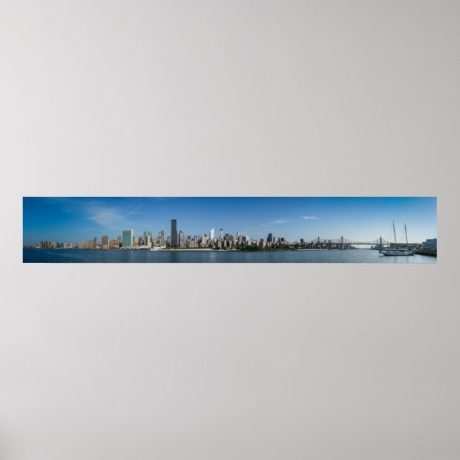 Póster Skyline Nova York (Frente)