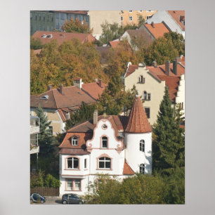 Póster Skyline of Bamberg, Alemanha