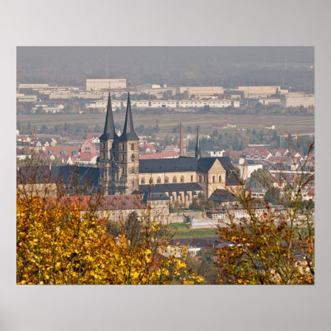 Póster Skyline of Bamberg, Alemanha (Frente)