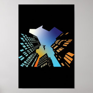 Poster Skyline Parkour