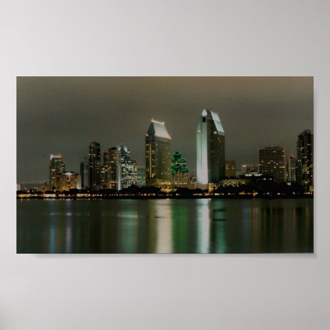 Póster Skyline San Diego (Frente)