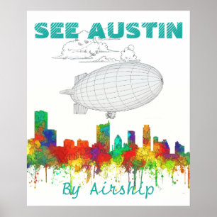 Poster Skyline-SG de Austin Texas