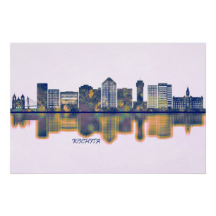 Póster Skyline Wichita