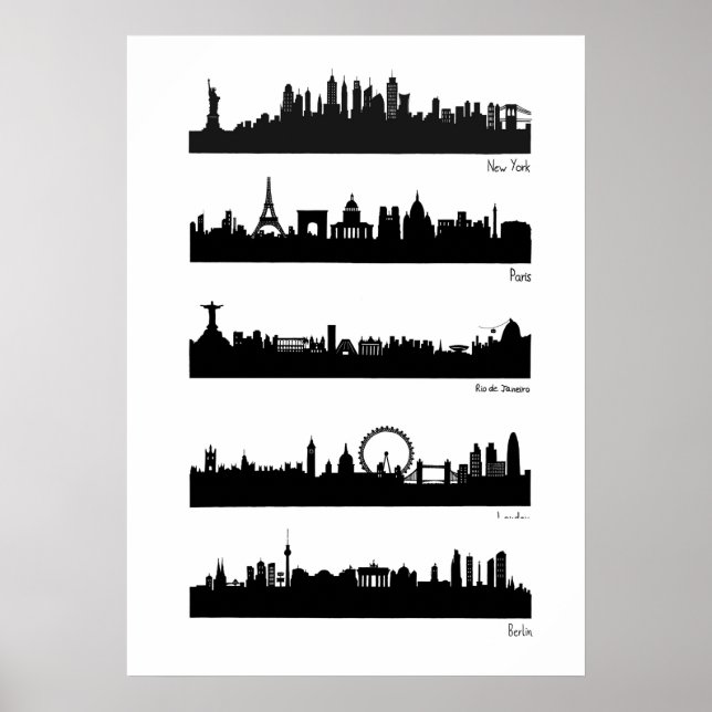 Poster Skylines - Mundo 2 (Frente)