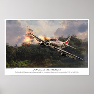 Poster "Skyraider " da arte da aviação