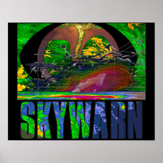 Póster Skywarn Storm Chasers