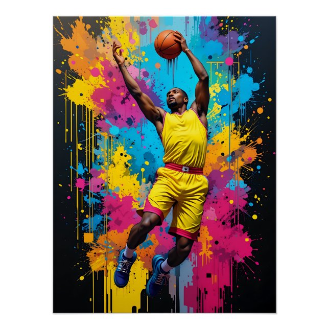 Póster Slam Dunk: Basketball Graffiti (Frente)