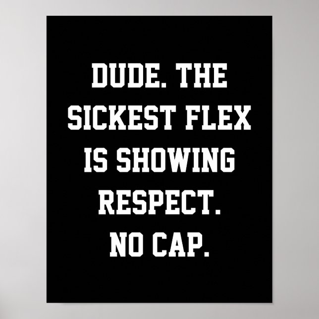 Poster Slang do Decado da Sala de Aula da Escola Média (Frente)