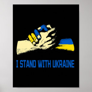 Poster Slava Ukraini Ucrânia Amizade Patriótica Ukraini