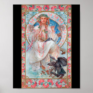 Poster Slavia, Mucha