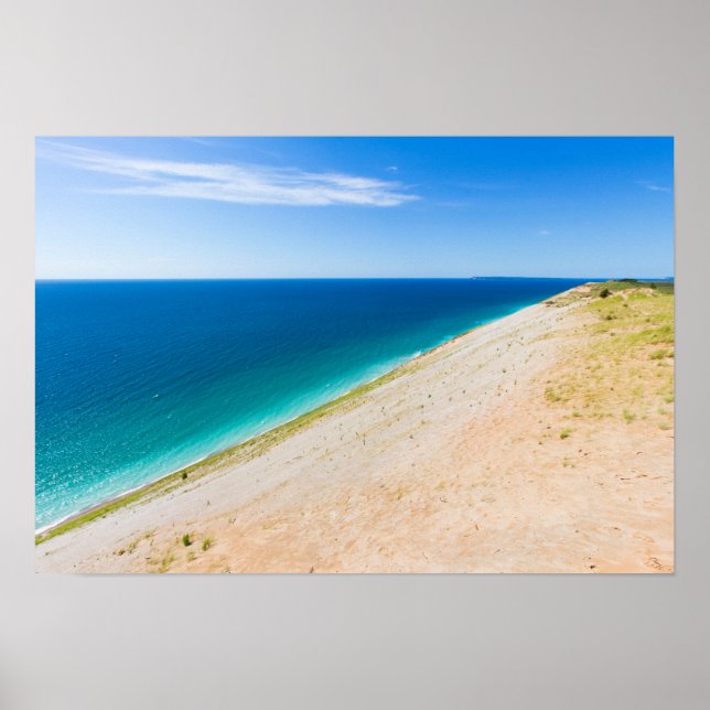 Póster Sleeping Bear Dunes, Lago Michigan (Frente)