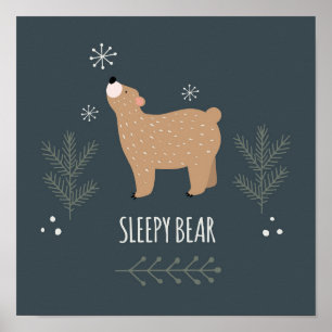 Poster Sleepy Bear