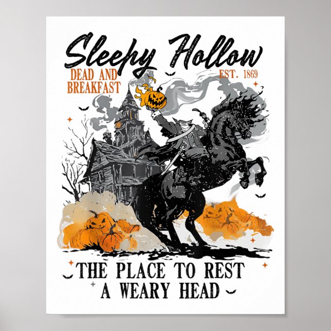 Poster Sleepy Hollow Cabeça Sem Cabeça, Horseman Figurino (Frente)
