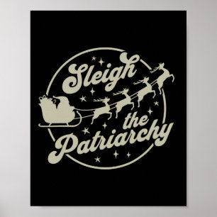 Poster Sleigh O Natal Patriarcado Feminista