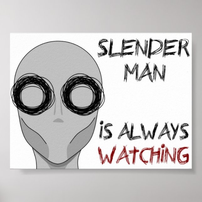 Póster Slenderman- Observando (Frente)