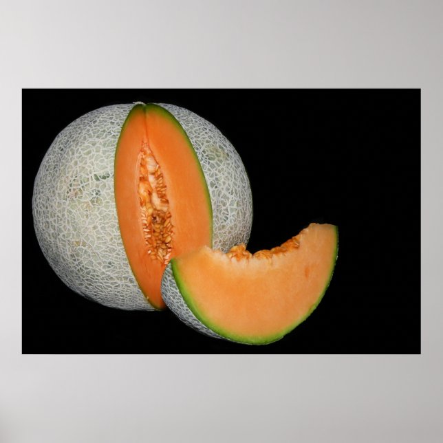 Poster Sliced Cantaloupe Melon (Frente)