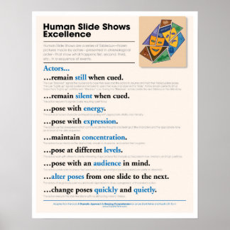 Poster Slide Humano Mostra Excelência