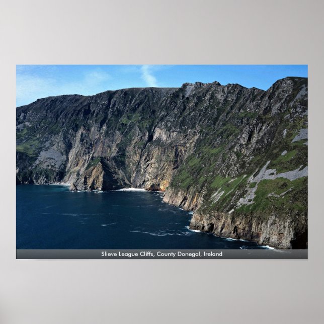 Poster Slieve League Cliffs, County Donegal, Irlanda (Frente)