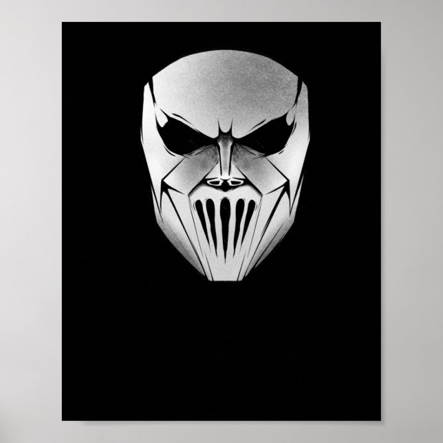 Poster Slipknot Mick Mask Sticker  (Frente)