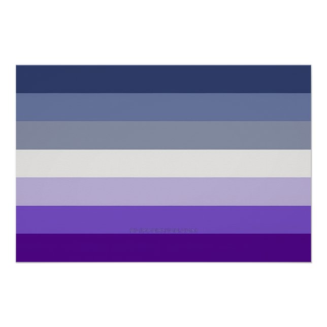 Póster SlipperyJoe's Butch Lesbian Pride Flag gay (Frente)