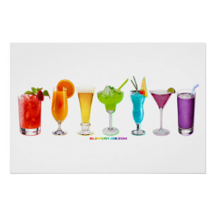 Póster SlipperyJoe's Cheers alcoolémnéon c