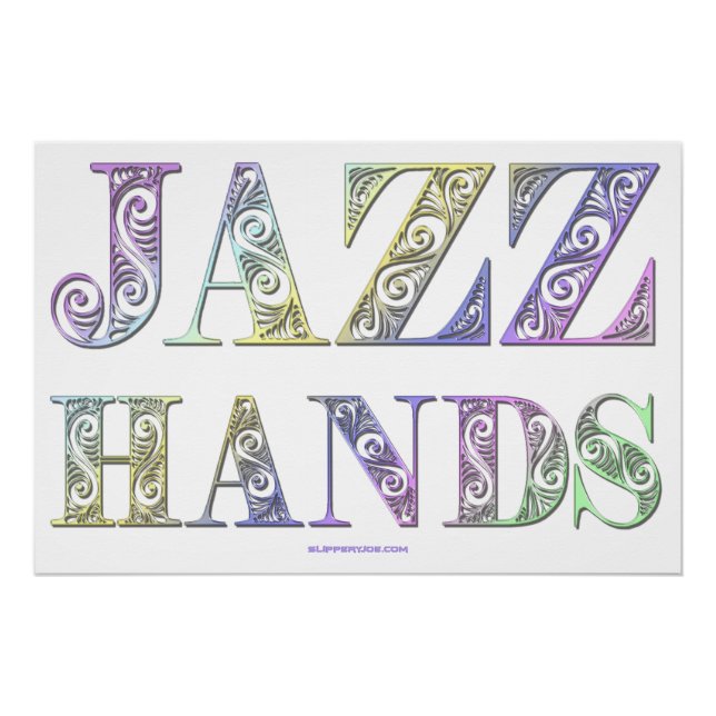 Póster SlipperyJoe's musical da Broadway Jazz Hands queer (Frente)