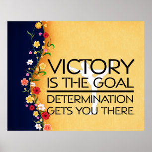 Poster Slogan SUPERIOR da vitória da ginástica