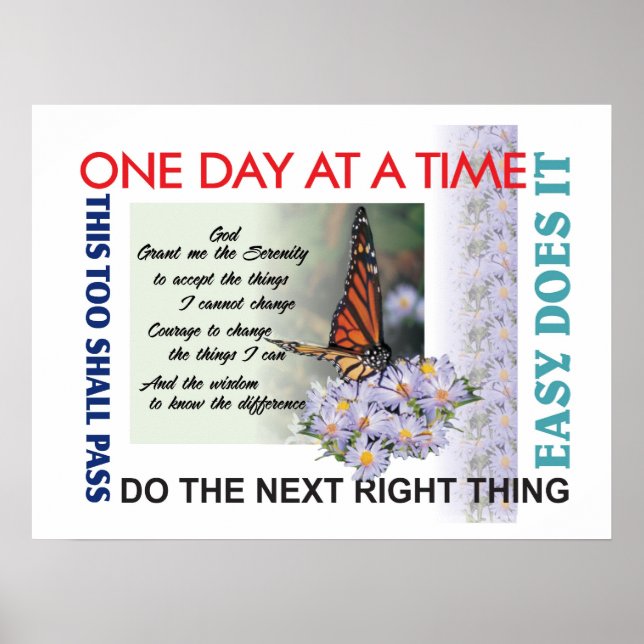 Poster slogans de recuperação (Frente)