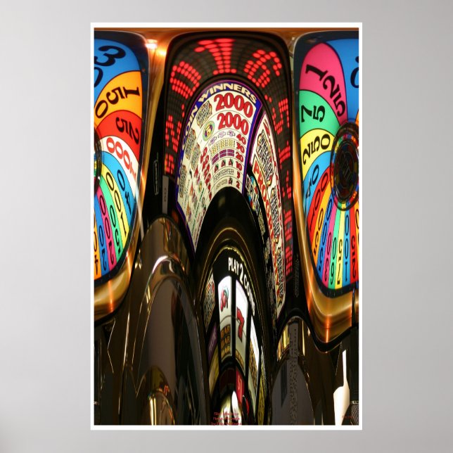 Poster Slot Machine, Reno, Nevada (Frente)