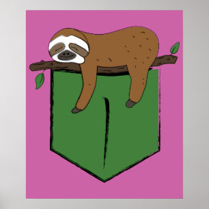 Poster Sloth Atrevida a Sonhar