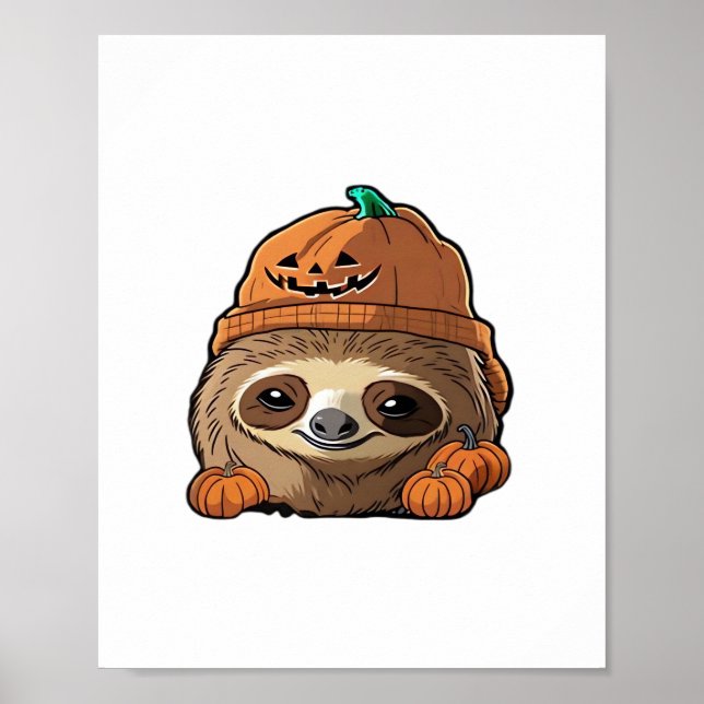 Poster Sloth espuki sison halloween Classic T-Shirt (Frente)