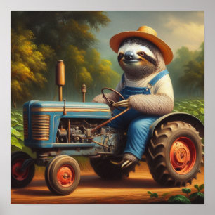 Poster Sloth Farmer