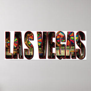 Poster Slots machines de Las Vegas
