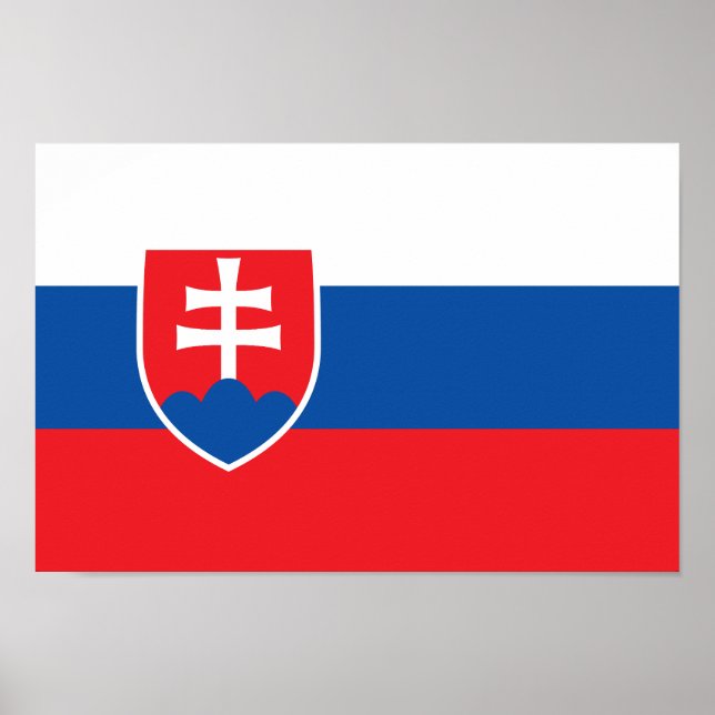 Poster Slovakia Flag (Frente)