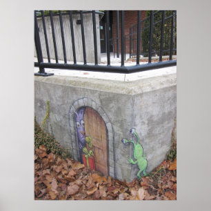 Póster sluggo de doação de troll